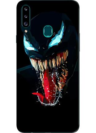 Силиконовый чехол с рисунком для samsung a20s galaxy a207f веном