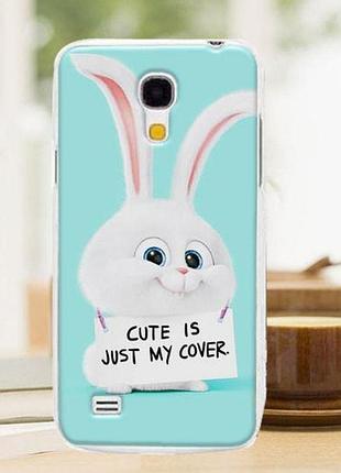 Бампер силіконовий чохол для samsung galaxy s4 i9500 з картинкою зайчик