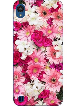 Силиконовый чехол бампер для zte blade a5 2019 с картинкой нежные цветы