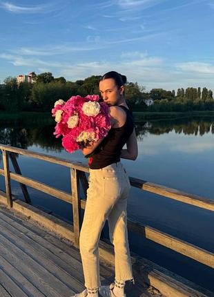 Джинси/штани mom/прямого крою