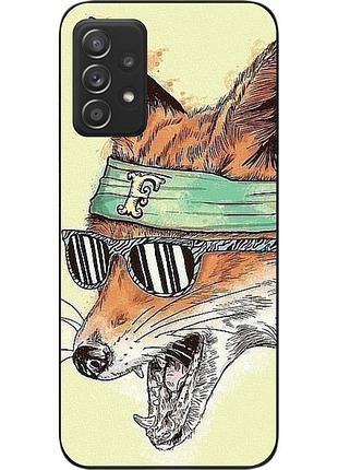 Оригинальный чехол для samsung a52 galaxy a525f с картинкой лис