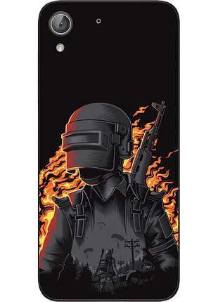 Бампер силіконовий чохол для huawei y6 ii з картинкою pubg