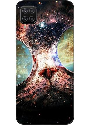 Оригинальный чехол для samsung a12 galaxy a125f с картинкой космокот