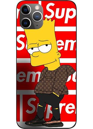 Силіконовий чохол для iphone 11 pro з картинкою сімпсон