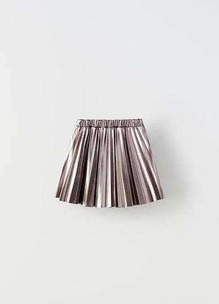 Срібляста спідниця zara, 128 см