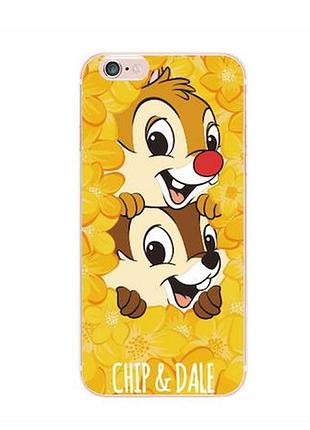 Чехол для iphone 6 / 6s с принтом чип и дейл
