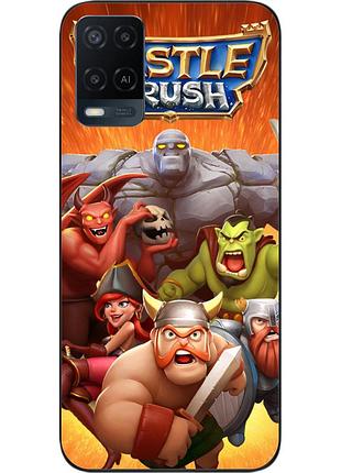 Силиконовый чехол с картинкой для oppo a54 игра кастл краш