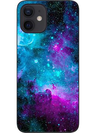 Чохол силіконовий для iphone 12 mini з картинкою космос