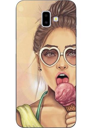 Ексклюзивний силіконовий чохол для samsung galaxy j6 plus 2018 з картинкою swag