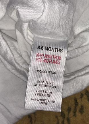 Боди с воротником matalan 3-6 мес 3
