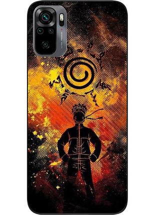Силіконовий чохол epik для xiaomi redmi note 10s з картинкою золотий наруто