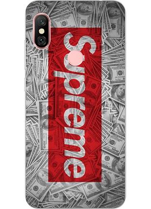 Силиконовый чехол с рисунком для xiaomi redmi note 6 pro supreme