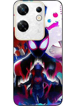 Силіконовий чохол epik для infinix zero 30 4g з картинкою марвел людина павук