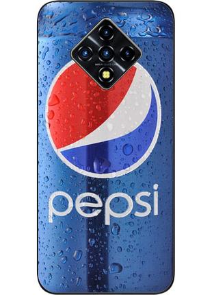 Силіконовий чохол для infinix zero 8 з картинкою pepsi