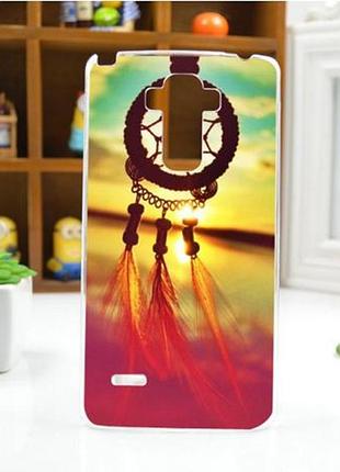 Силиконовый чехол накладка для lg g4 stylus ls770 h630 с рисунком ловец снов