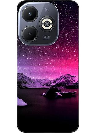 Силиконовый чехол бампер epik для infinix smart 8 plus (x6526) с картинкой звезды