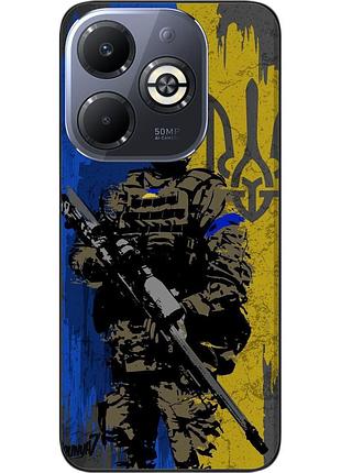 Силіконовий чохол epik для infinix smart 8 plus (x6526) з картинкою зсу