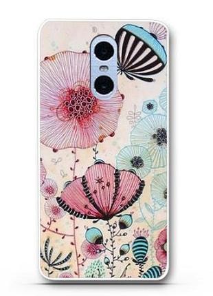 Чохол з картинкою (силікон) для xiaomi redmi note 4 маки