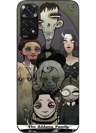 Оригинальный чехол для xiaomi redmi note 11 / note 11s с картинкой семейка аддамс
