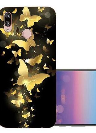 Оригинальный чехол накладка для huawei p20 lite с картинкой бабочки