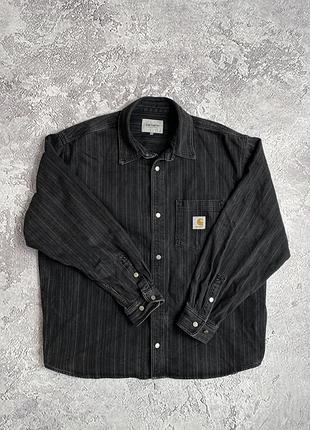 Джинсова куртка carhartt оригінал л розмір чоловіча джинсовка carhartt