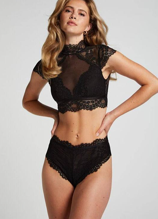 Трусики женские бразилианы высокая посадка hunkemoller.