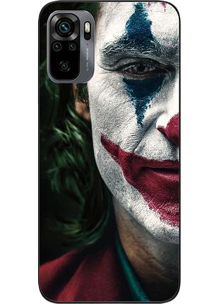 Силиконовый чехол для xiaomi redmi note 10s с картинкой джокер