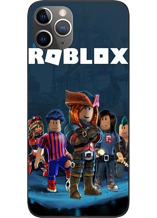 Бампер силіконовий чохол для iphone 11 pro з картинкою roblox