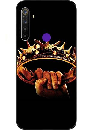 Силіконовий чохол з картинкою для realme 5 корона