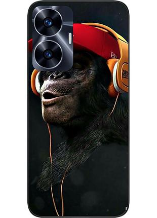 Оригінальний чохол epik для realme c55 з картинкою шимпанзе