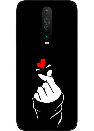 Силіконовий чохол для xiaomi redmi k30 з картинкою рука
