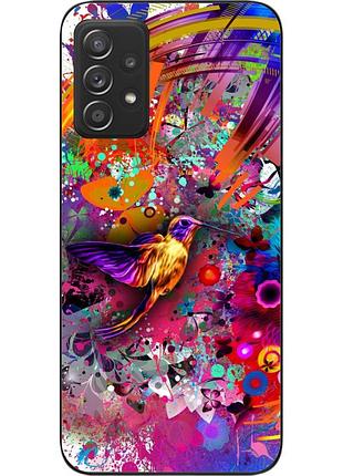 Силіконовий чохол бампер для samsung a52 galaxy a525f з картинкою креатив