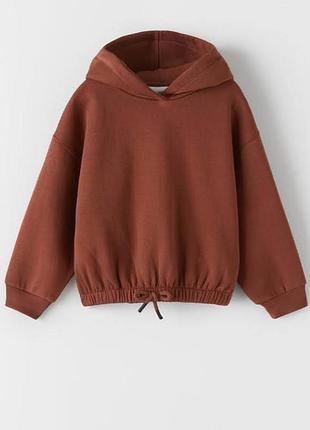 Худи zara утепленное 7р 122см