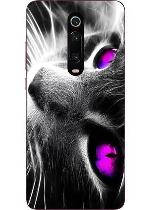 Силиконовый чехол с рисунком для xiaomi mi 9t / k20 / mi 9t pro / k20 pro красивый кот