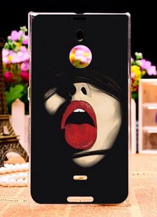 Силіконовий чохол накладка для nokia lumia 1520 з малюнком мова