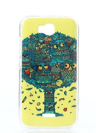 Силиконовый чехол для huawei y5c y541 с картинкой дерево