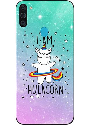 Силіконовий чохол для samsung a11 galaxy a115f з картинкою єдиноріг