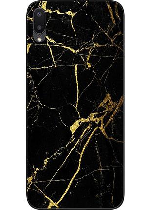 Силіконовий чохол бампер для samsung a02 galaxy a022 з картинкою мармур