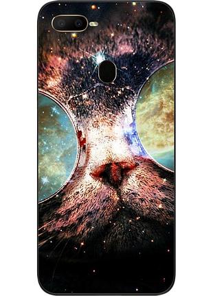 Оригінальний чохол для oppo a12 з картинкою космокот