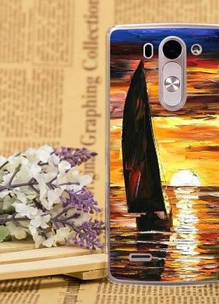 Яркие оригинальные чехлы для lg g3s optimus g3mini d722 d725 с картинкой лодочка
