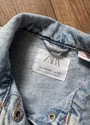 Куртка  джинсова zara 4