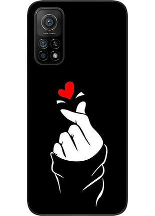 Силіконовий чохол для xiaomi mi 10t з картинкою рука