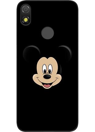 Силиконовый чехол для tecno pop 3 с картинкой микки