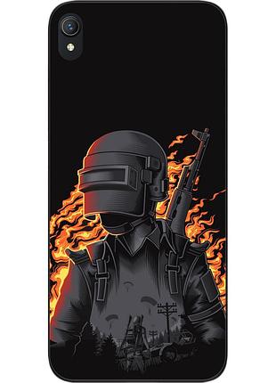 Силіконовий чохол для vivo y1s з картинкою pubg