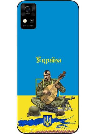 Оригинальный чехол epik для zte blade a31 с картинкой козак