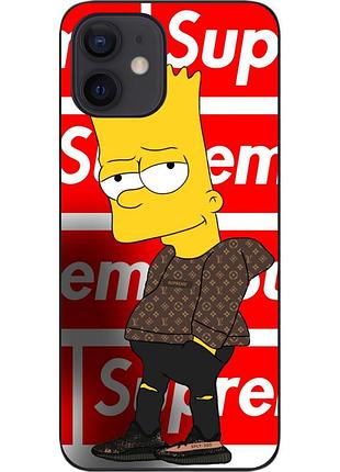 Силіконовий чохол для iphone 12 mini з картинкою сімпсон