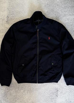 Чоловіча куртка-харрінгтон (бомбер) polo ralph lauren the bedford twill 💙