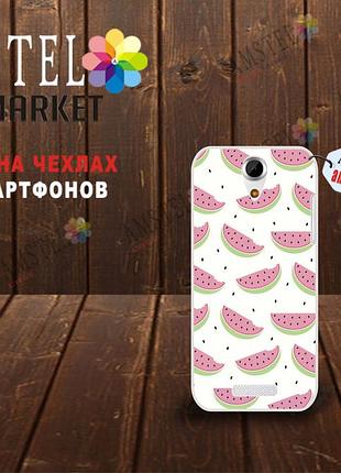 Чехол с картинкой (силикон) для doogee y100x арбузики
