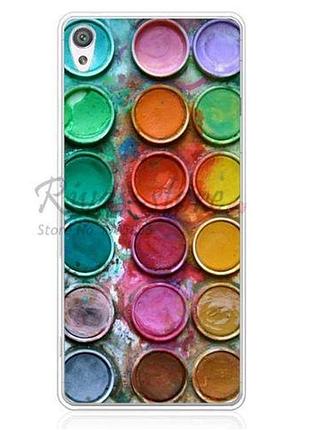 Оригінальний чохол панель накладка для sony xperia xa f3111 f3112 f3115 f3116 з картинкою фарби