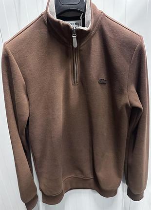 Чоловічий світшот / кофта lacoste на блискавці 2